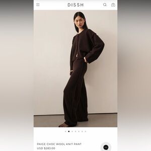 DISSH Dark Brown Knit Set